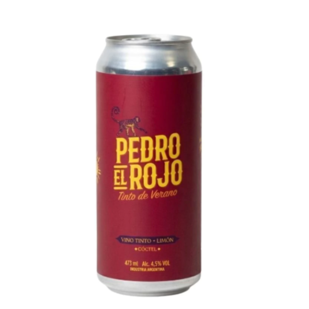 Pedro el Rojo Tinto de Verano Lata 6 x 473